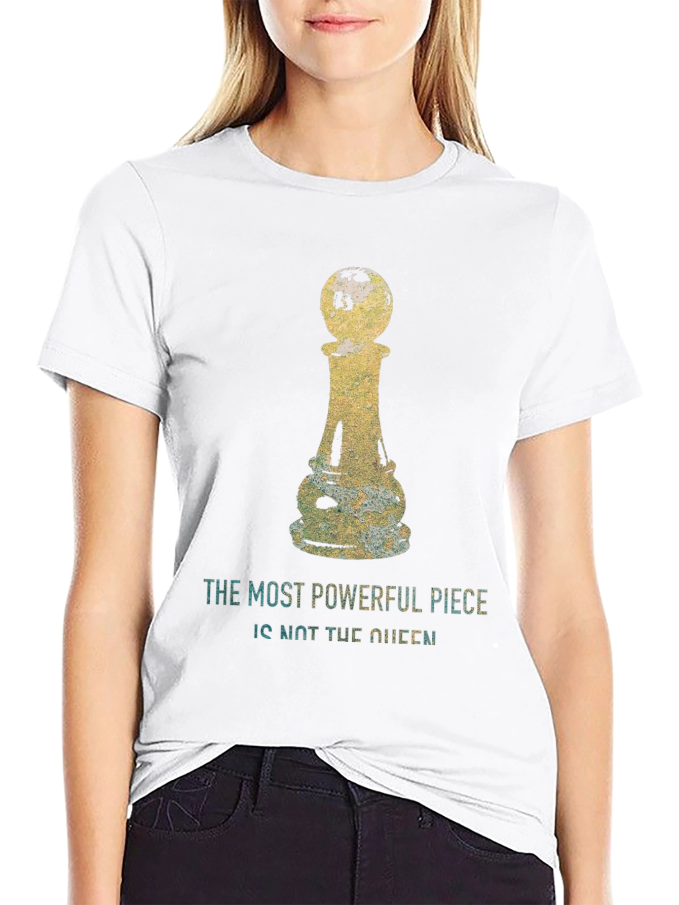 Powerful Pawn Tee: Chess Lovers Statement Shirt