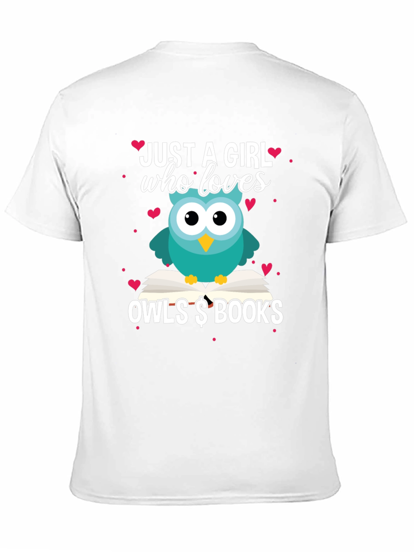 Just A Girl Who Loves Owls & Books T-Shirt