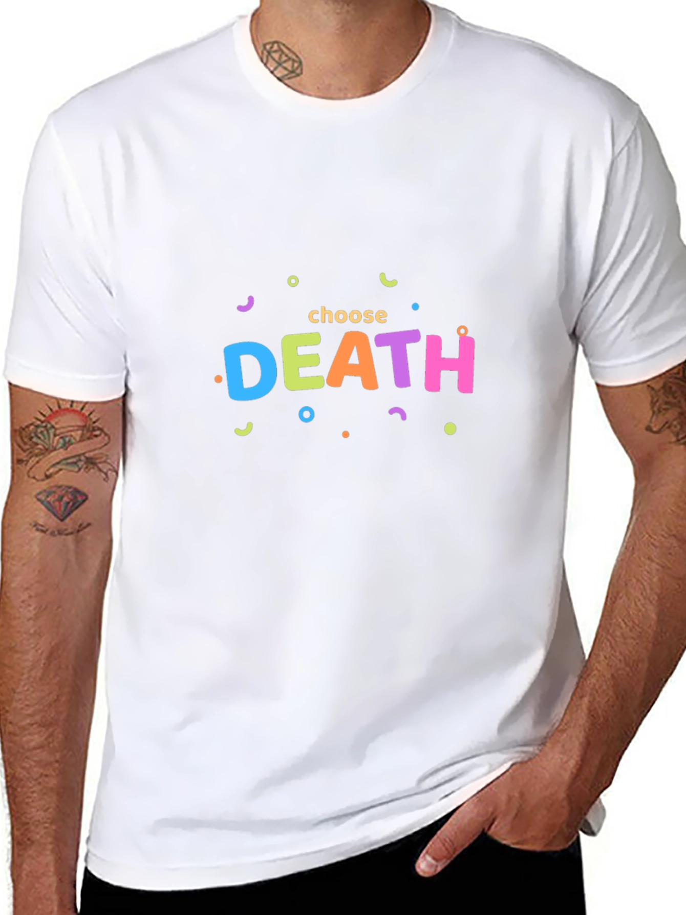 Choose Death Funny Graphic Tee
