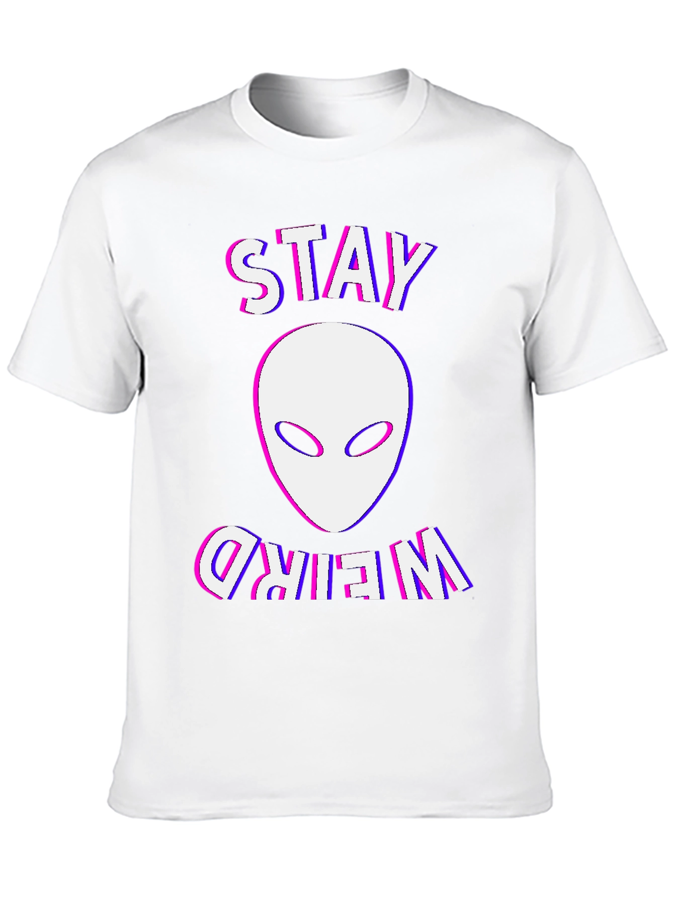 Stay Weird Alien Graphic Tee