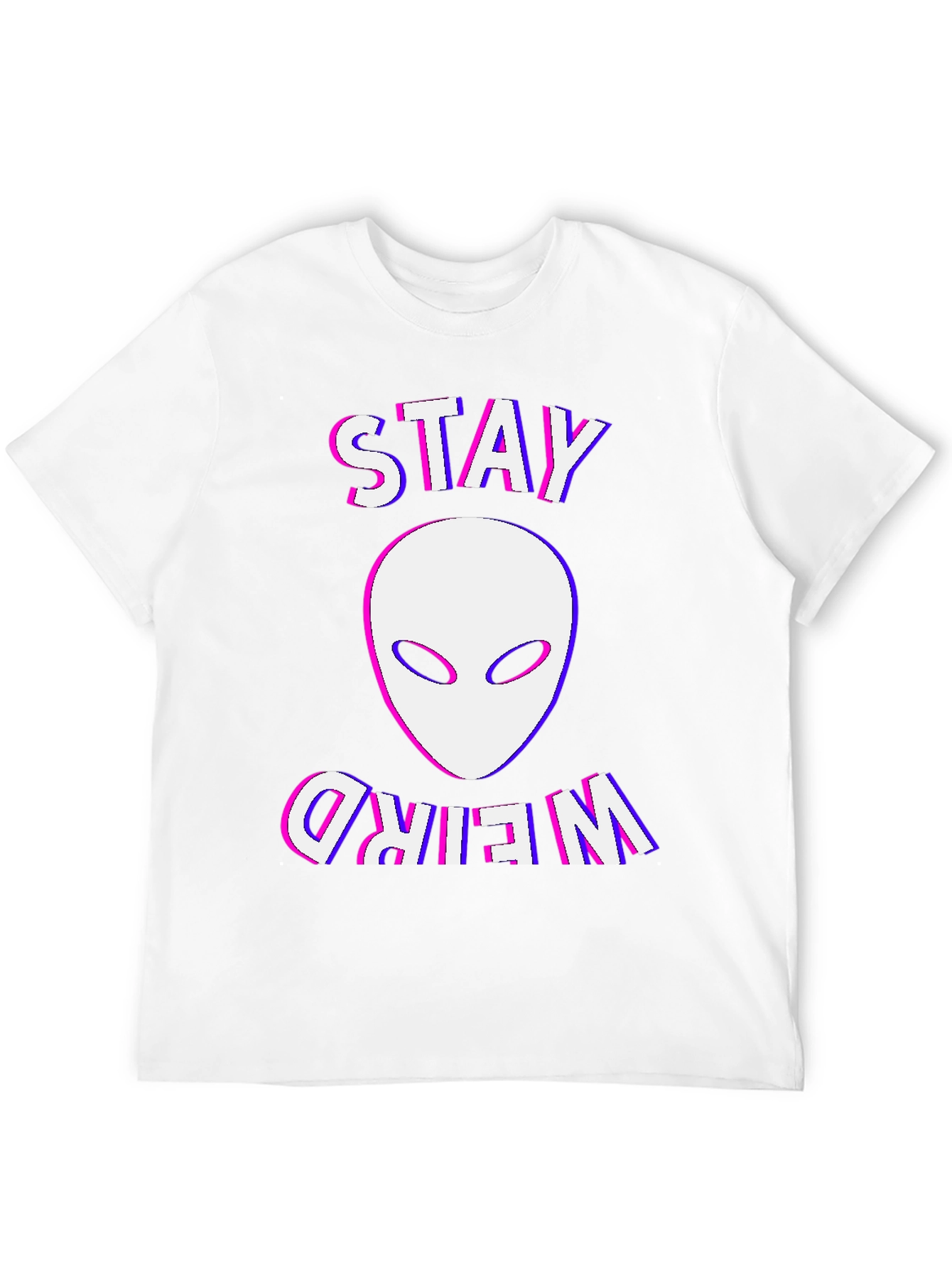 Stay Weird Alien Graphic Tee