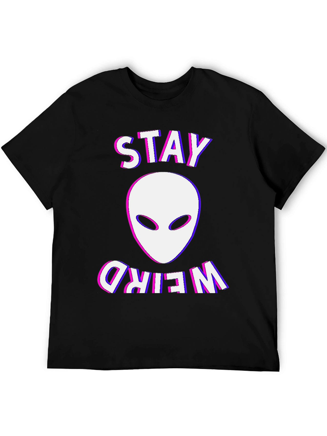 Stay Weird Alien Graphic Tee