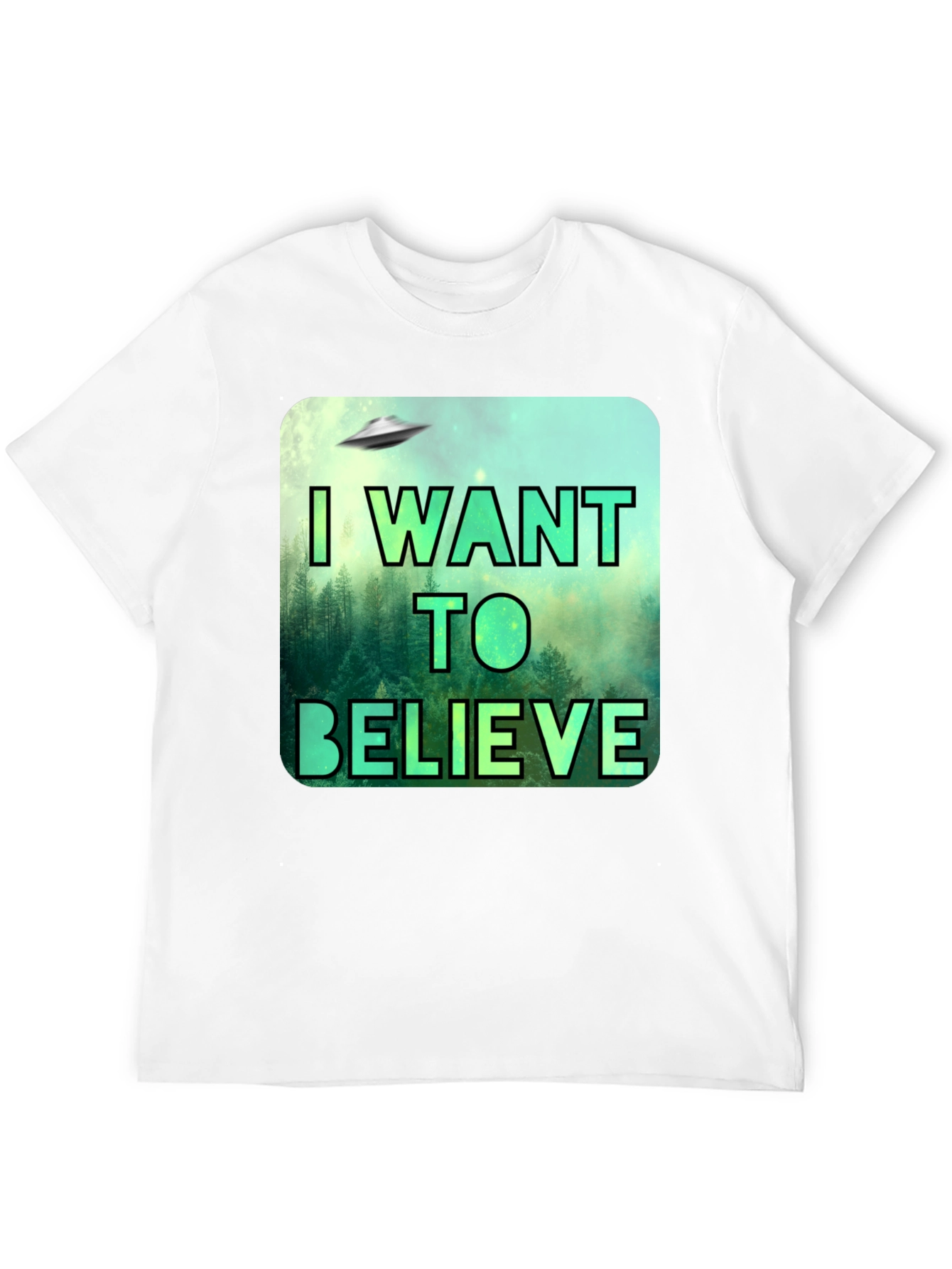 I Want To Believe UFO Graphic T-Shirt