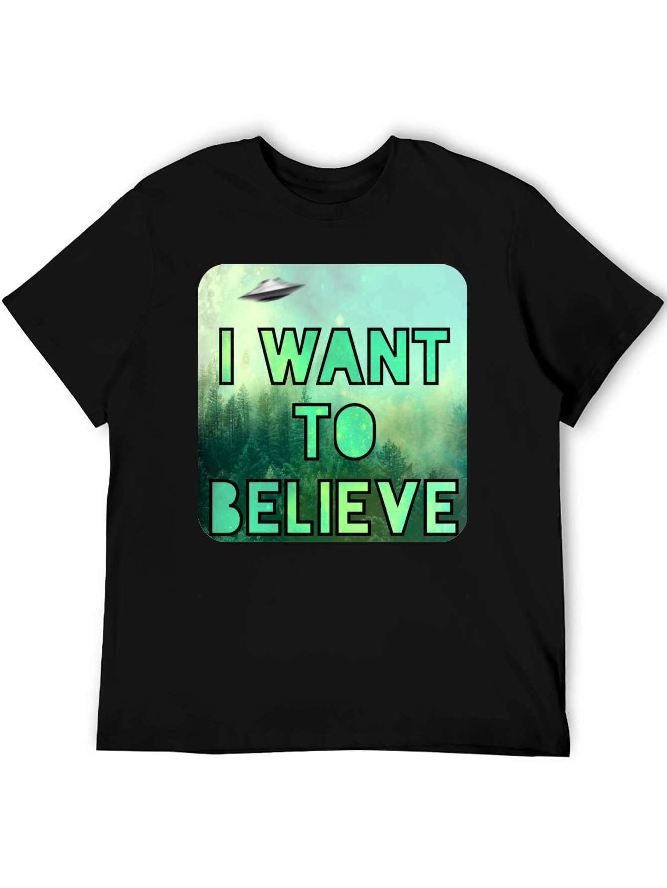 I Want To Believe UFO Graphic T-Shirt