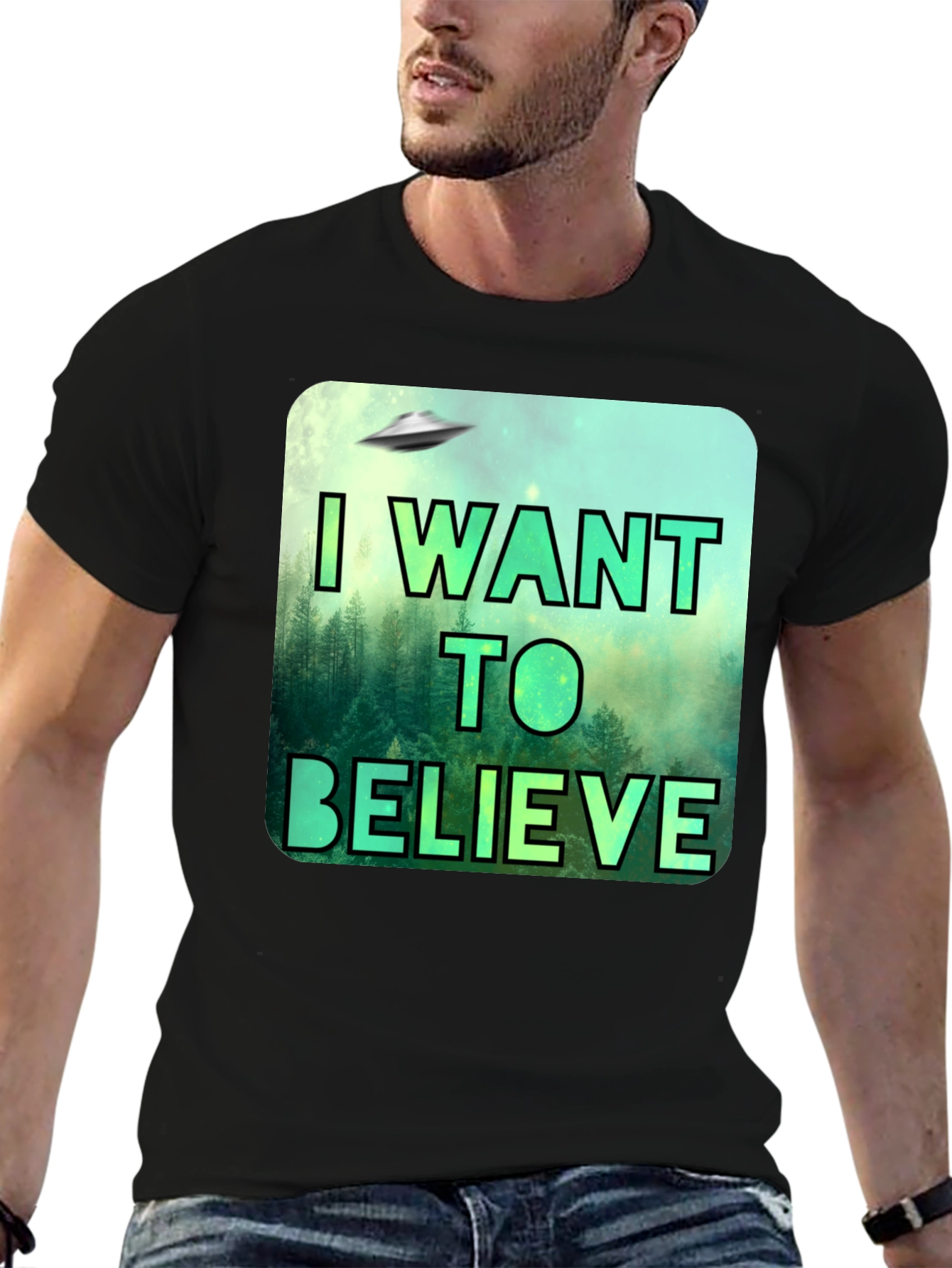 I Want To Believe UFO Graphic T-Shirt