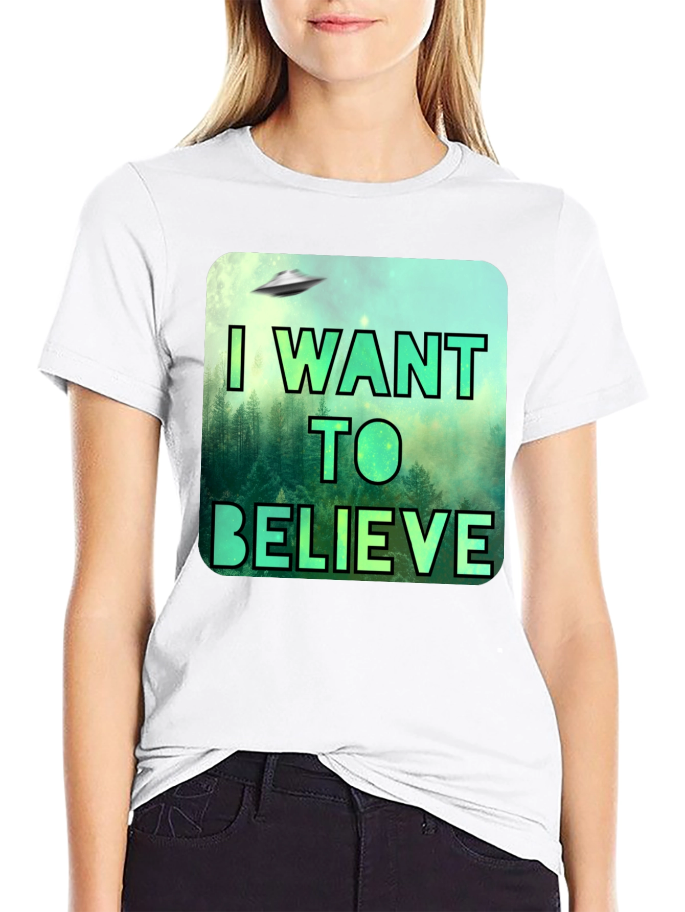 I Want To Believe UFO Graphic T-Shirt