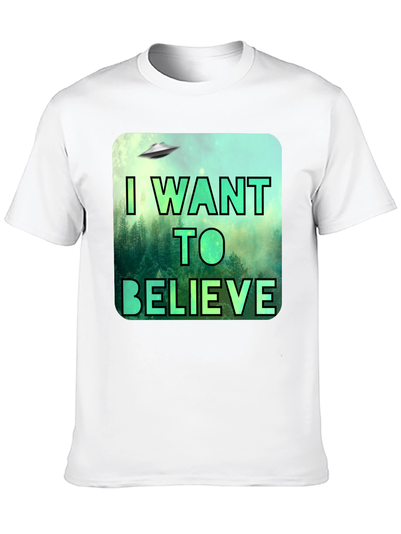 I Want To Believe UFO Graphic T-Shirt