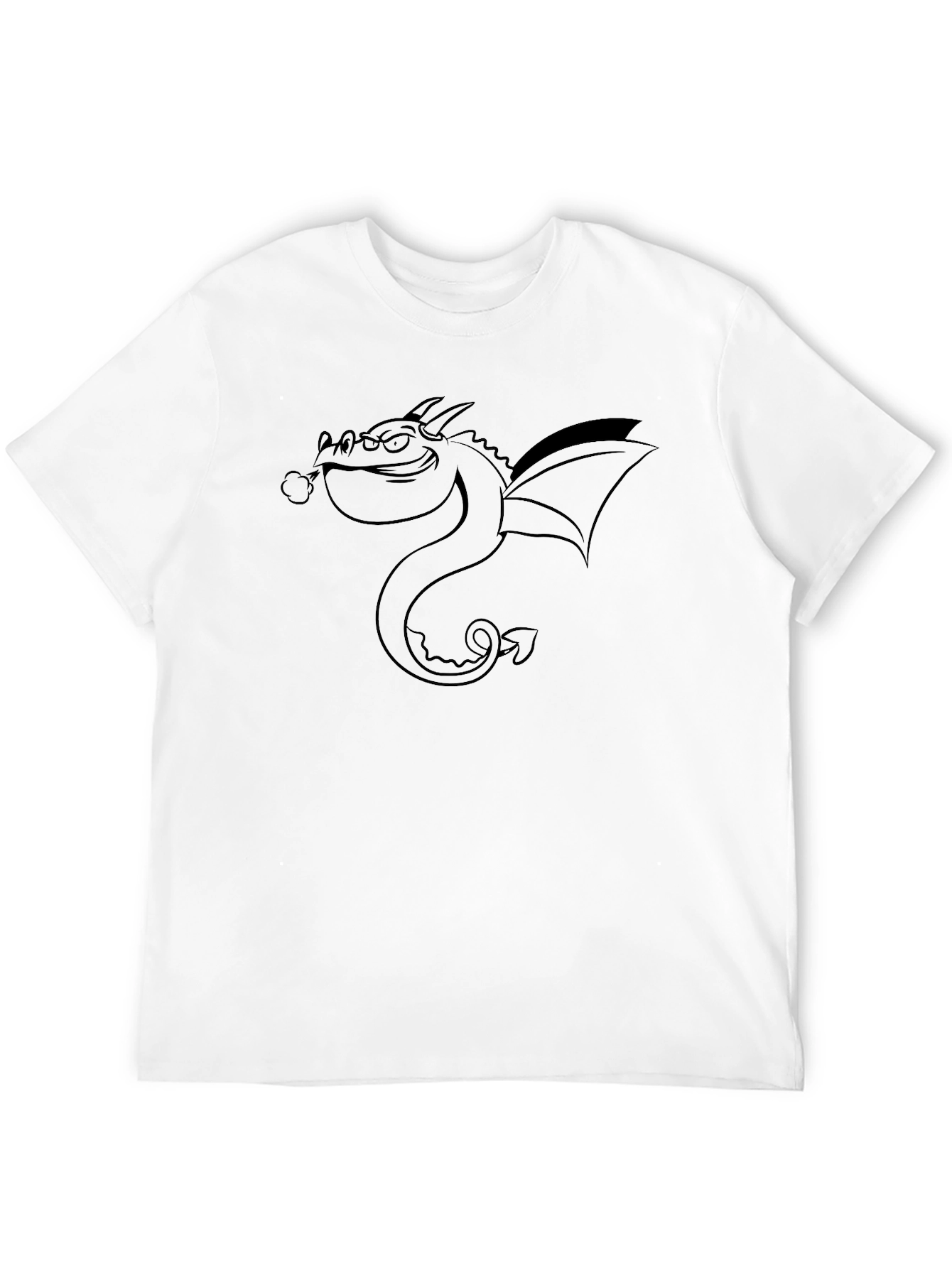 Dragon Graphic Tee - Cool Edgy Black T-Shirt