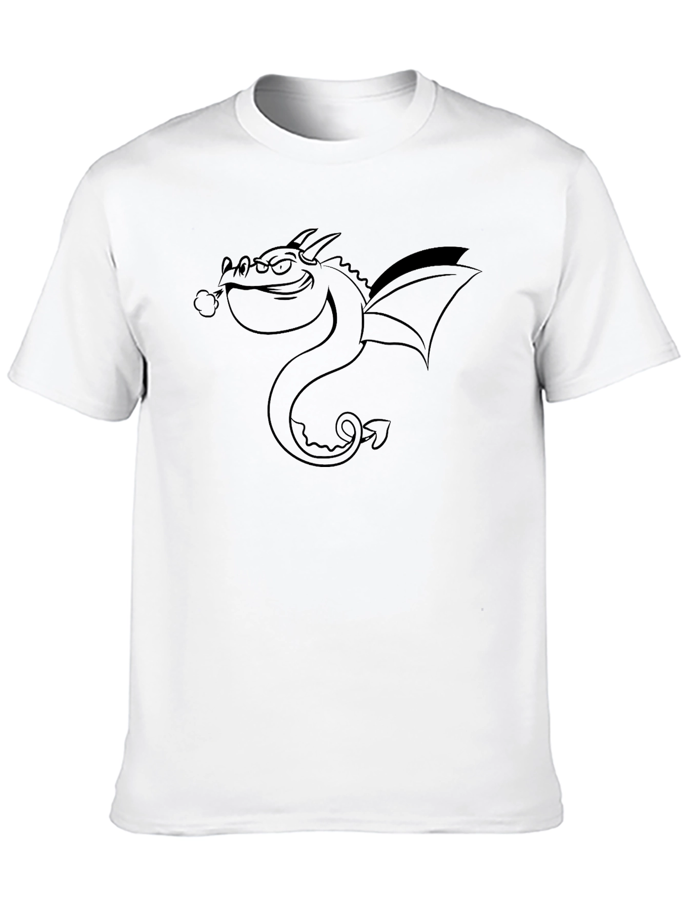 Dragon Graphic Tee - Cool Edgy Black T-Shirt