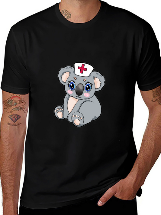 Nurse Koala Bear Graphic T-Shirt