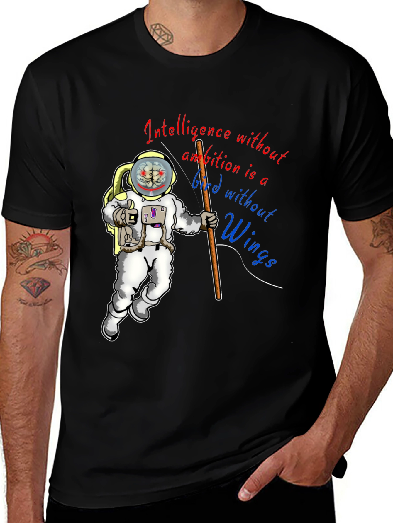 Intelligence Without Ambition Graphic Tee