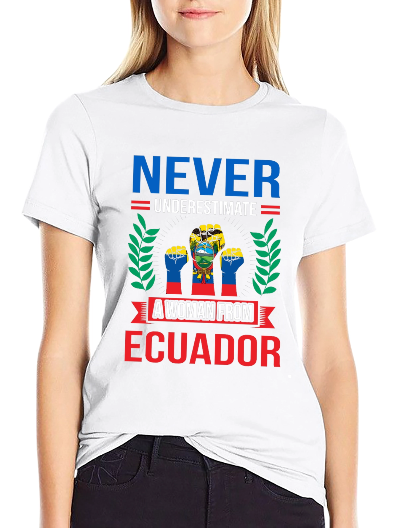 Ecuadorian Woman T-Shirt - Never Underestimate