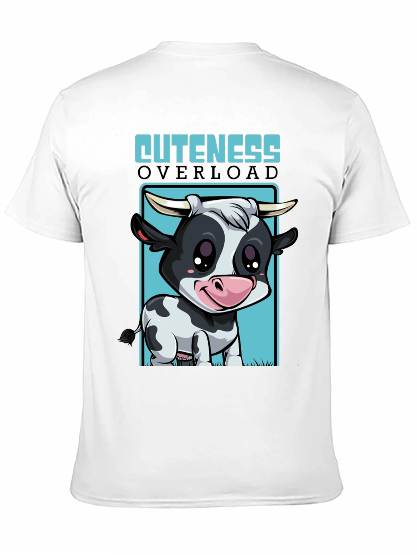 Cute Cow Cuteness Overload Graphic T-Shirt