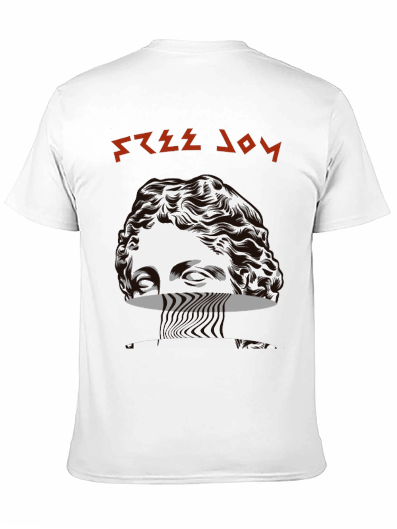 Free Joy Graphic Tee - Black Cotton Blend T-Shirt