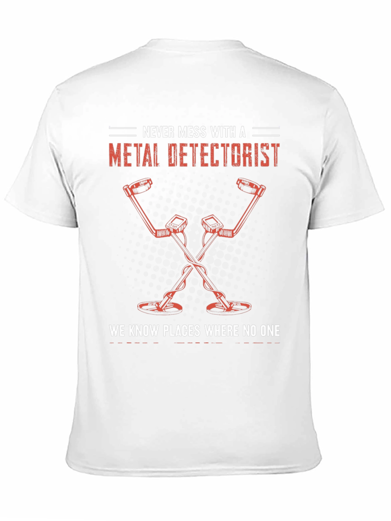 Metal Detectorist Black T-Shirt