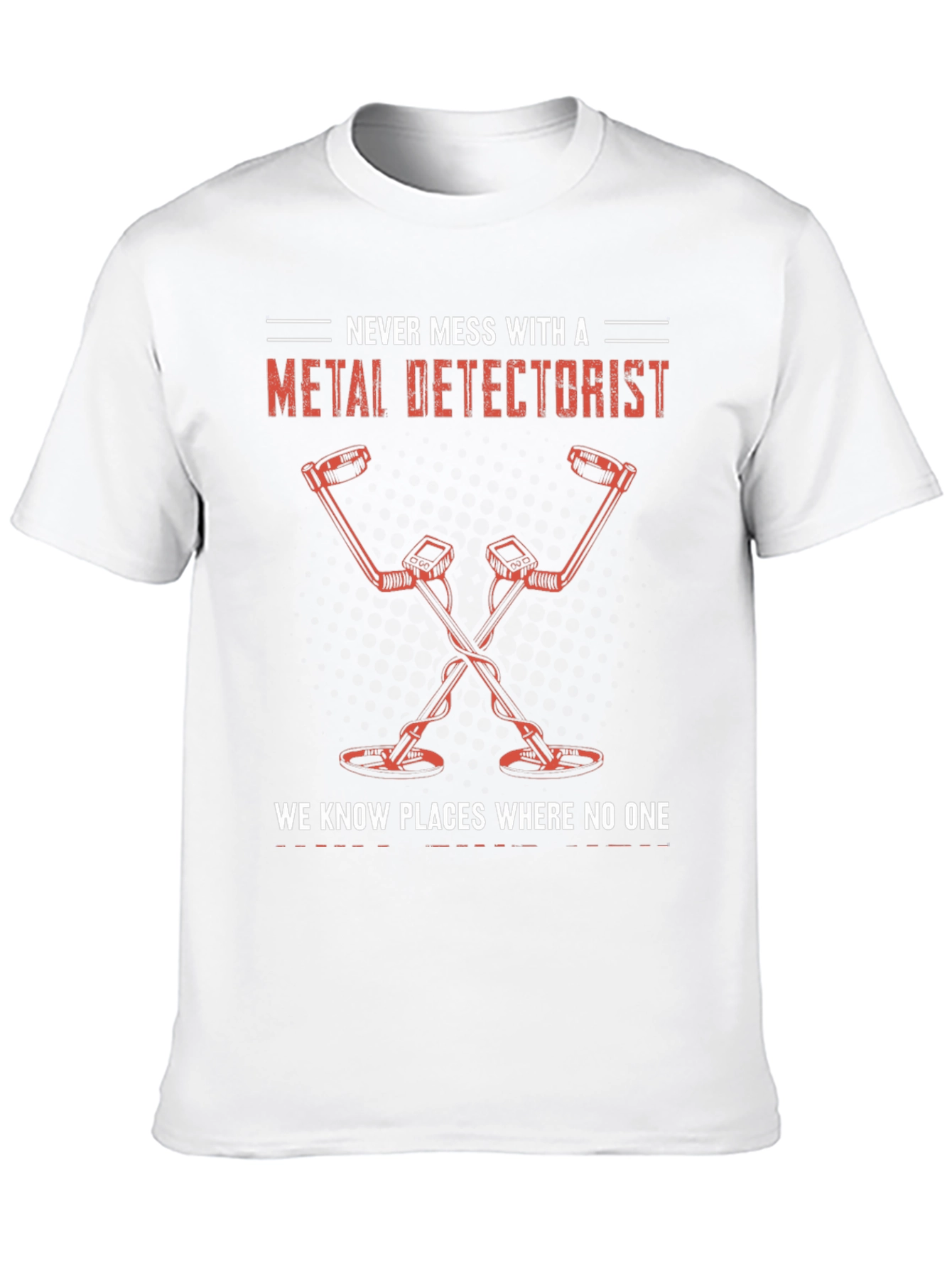 Metal Detectorist Black T-Shirt