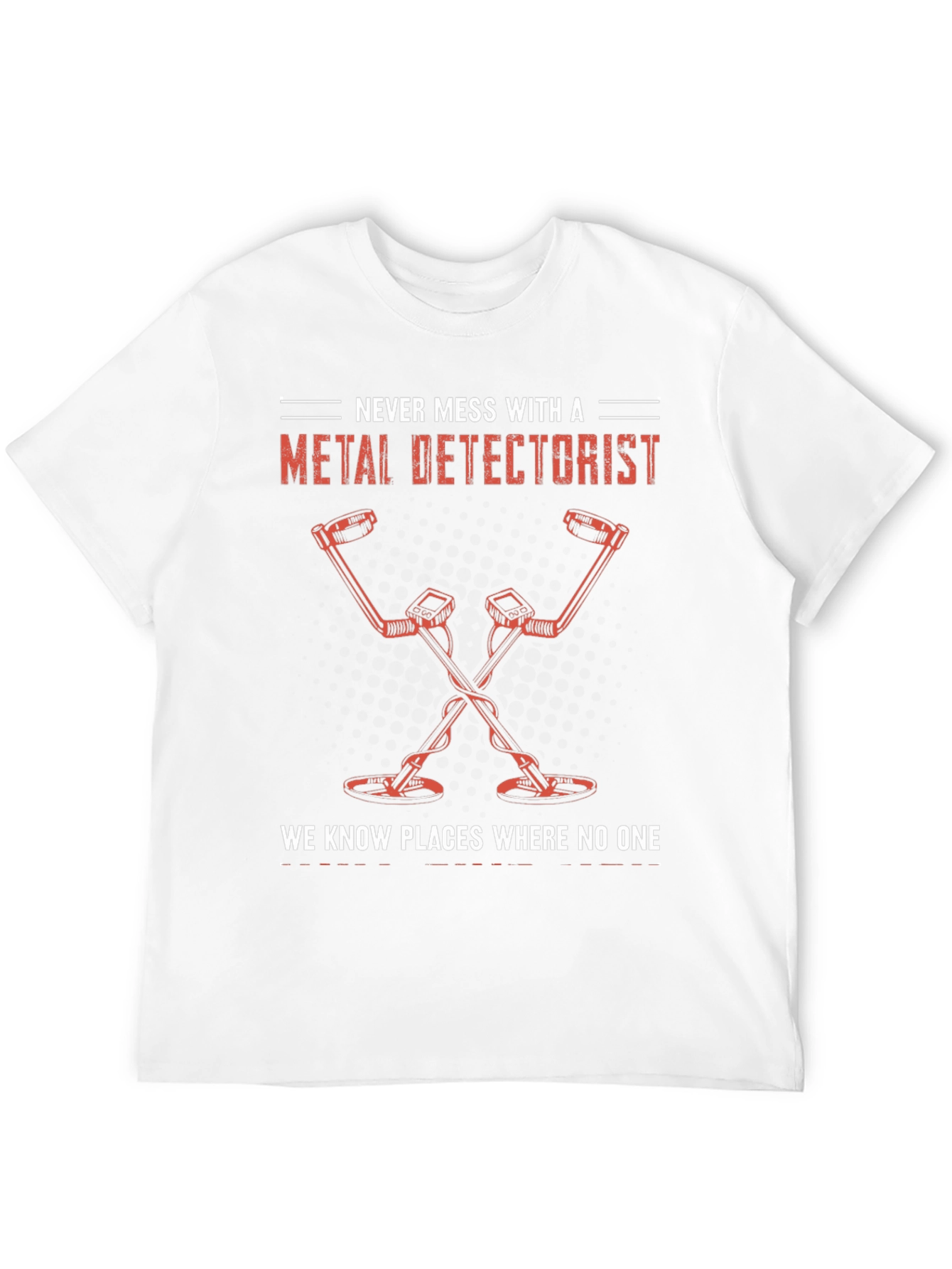 Metal Detectorist Black T-Shirt