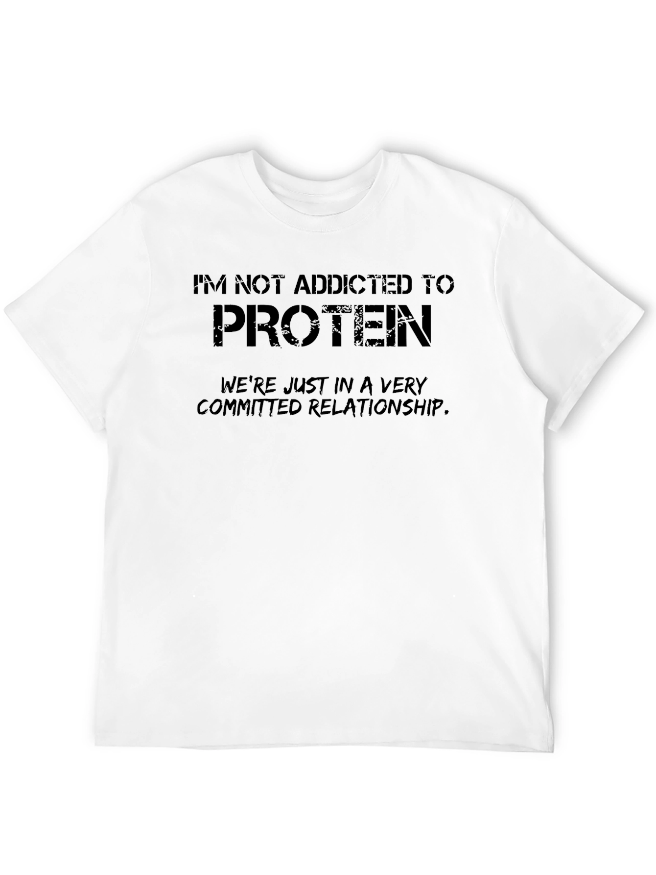 Protein Obsessed Graphic Tee - Gym Humor Shirt