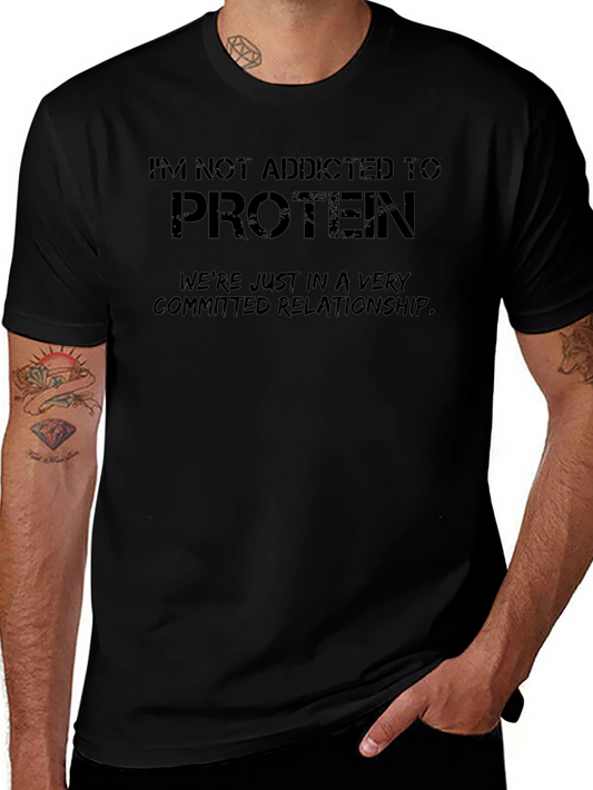 Protein Obsessed Graphic Tee - Gym Humor Shirt