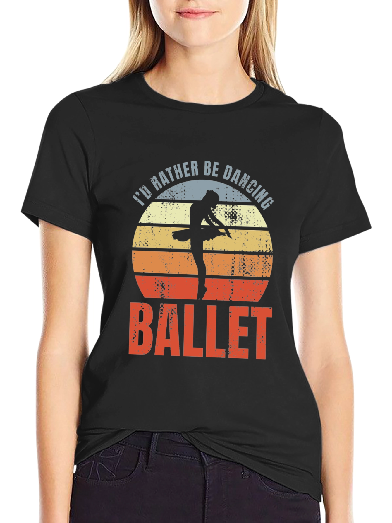 Id Rather Be Dancing Ballet T-Shirt