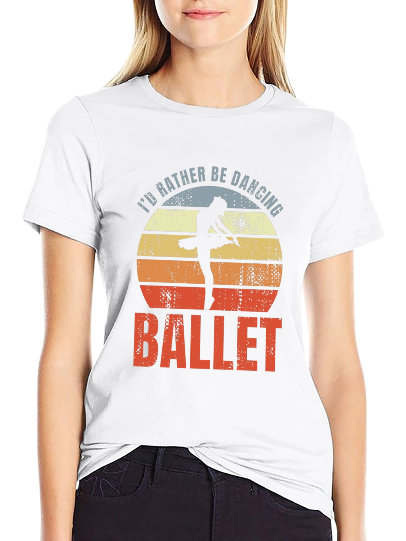 Id Rather Be Dancing Ballet T-Shirt
