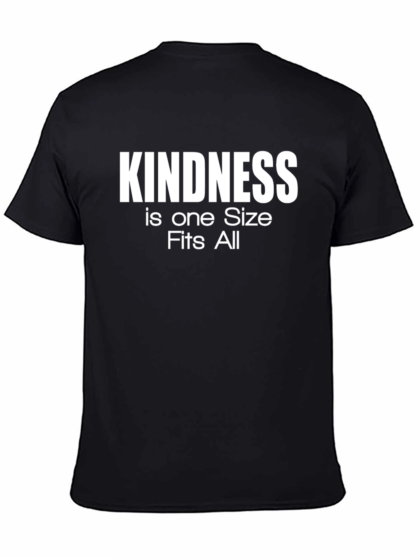 Kindness One Size Fits All Black T-Shirt