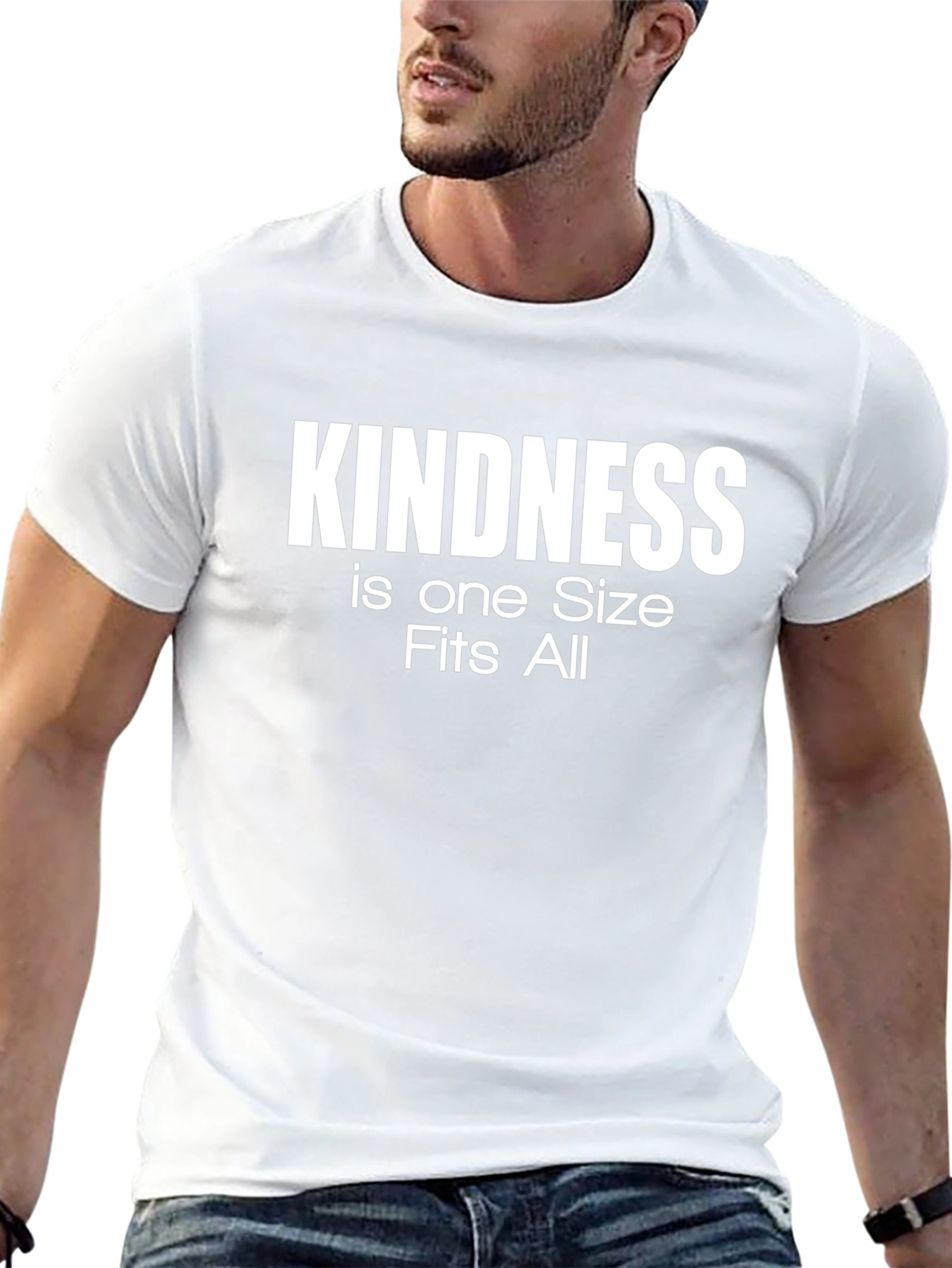 Kindness One Size Fits All Black T-Shirt