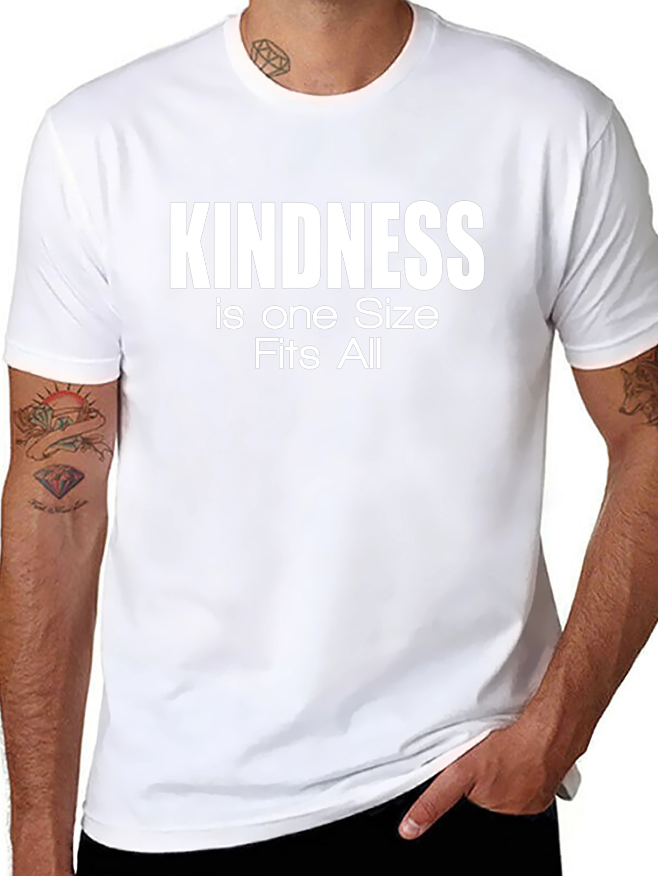Kindness One Size Fits All Black T-Shirt