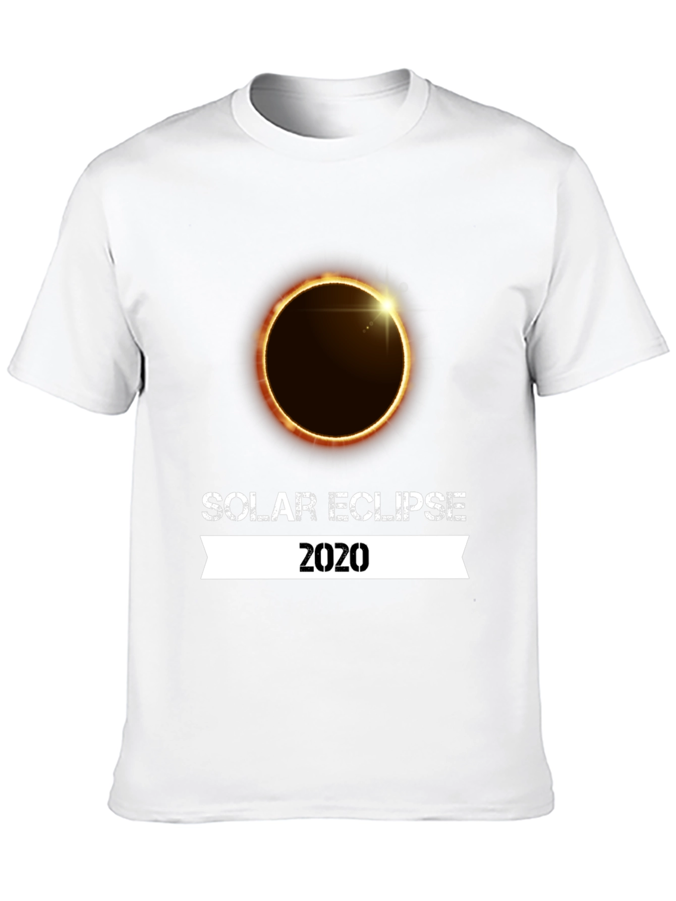 Solar Eclipse 2020 Graphic T-Shirt - Black