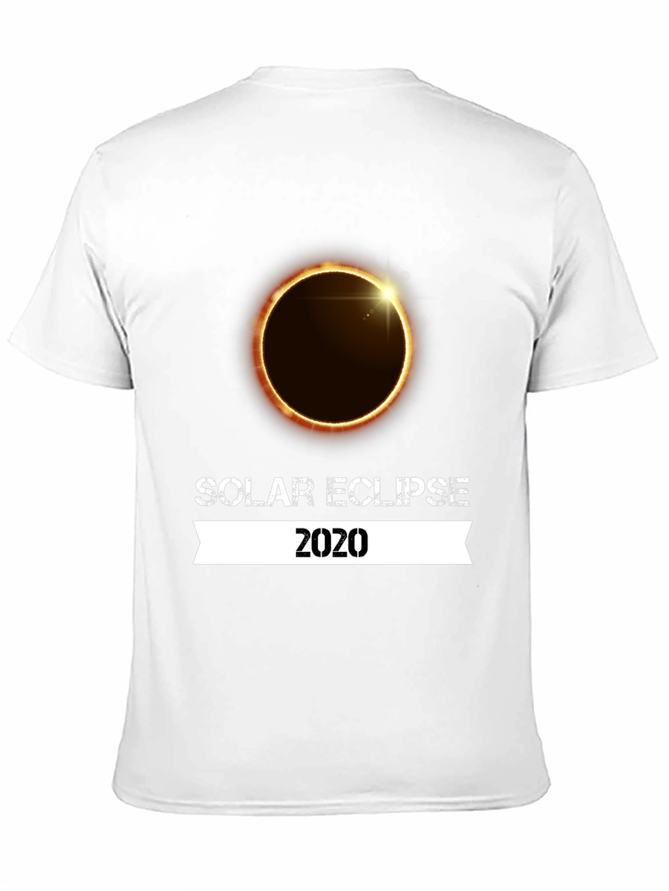 Solar Eclipse 2020 Graphic T-Shirt - Black