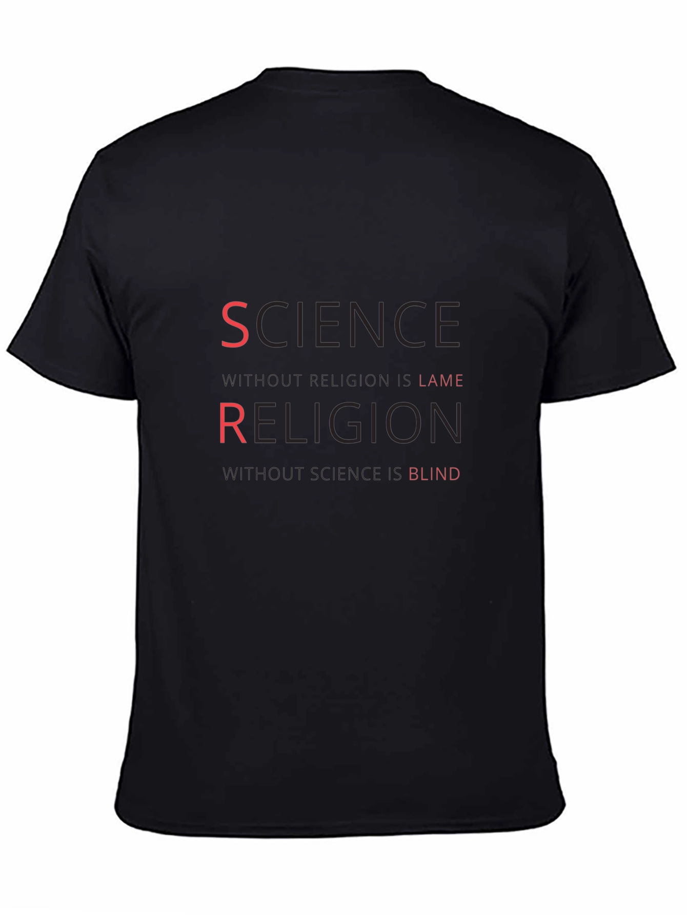 Science Religion T-Shirt Atheist Tee