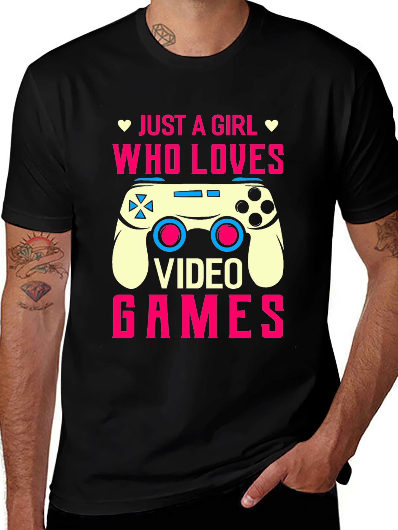 Just A Girl Who Loves Video Games T-Shirt