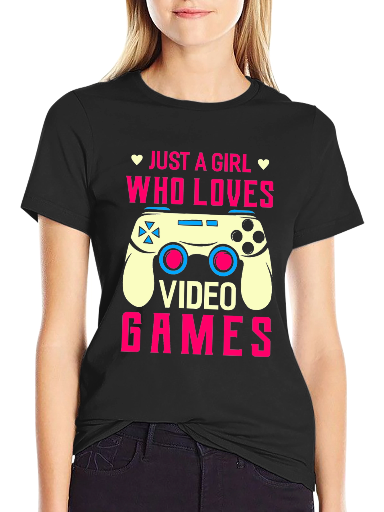Just A Girl Who Loves Video Games T-Shirt