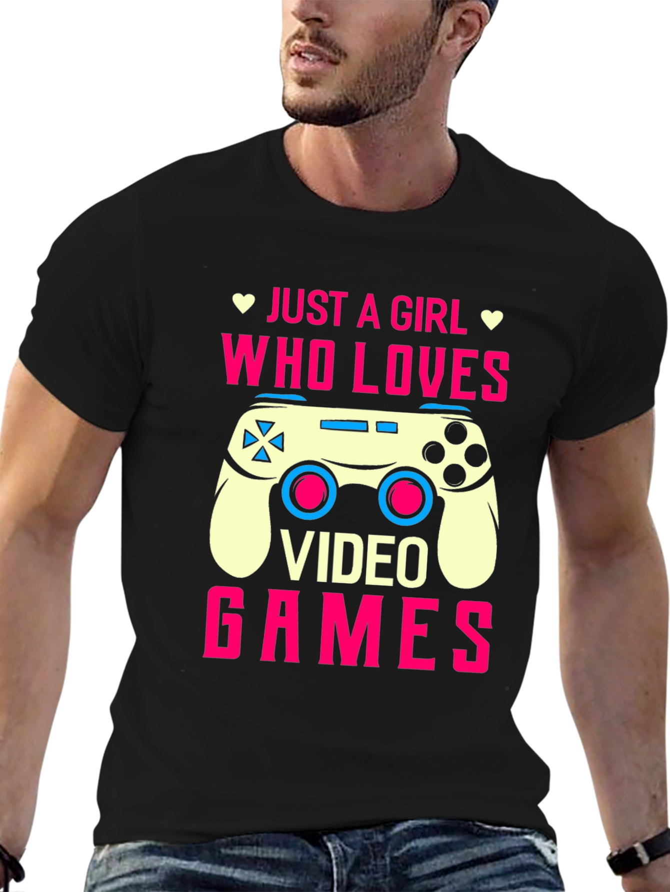 Just A Girl Who Loves Video Games T-Shirt