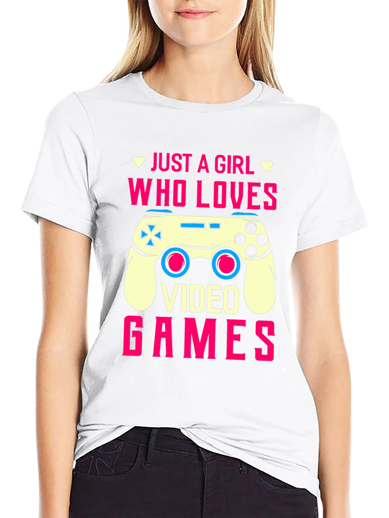 Just A Girl Who Loves Video Games T-Shirt