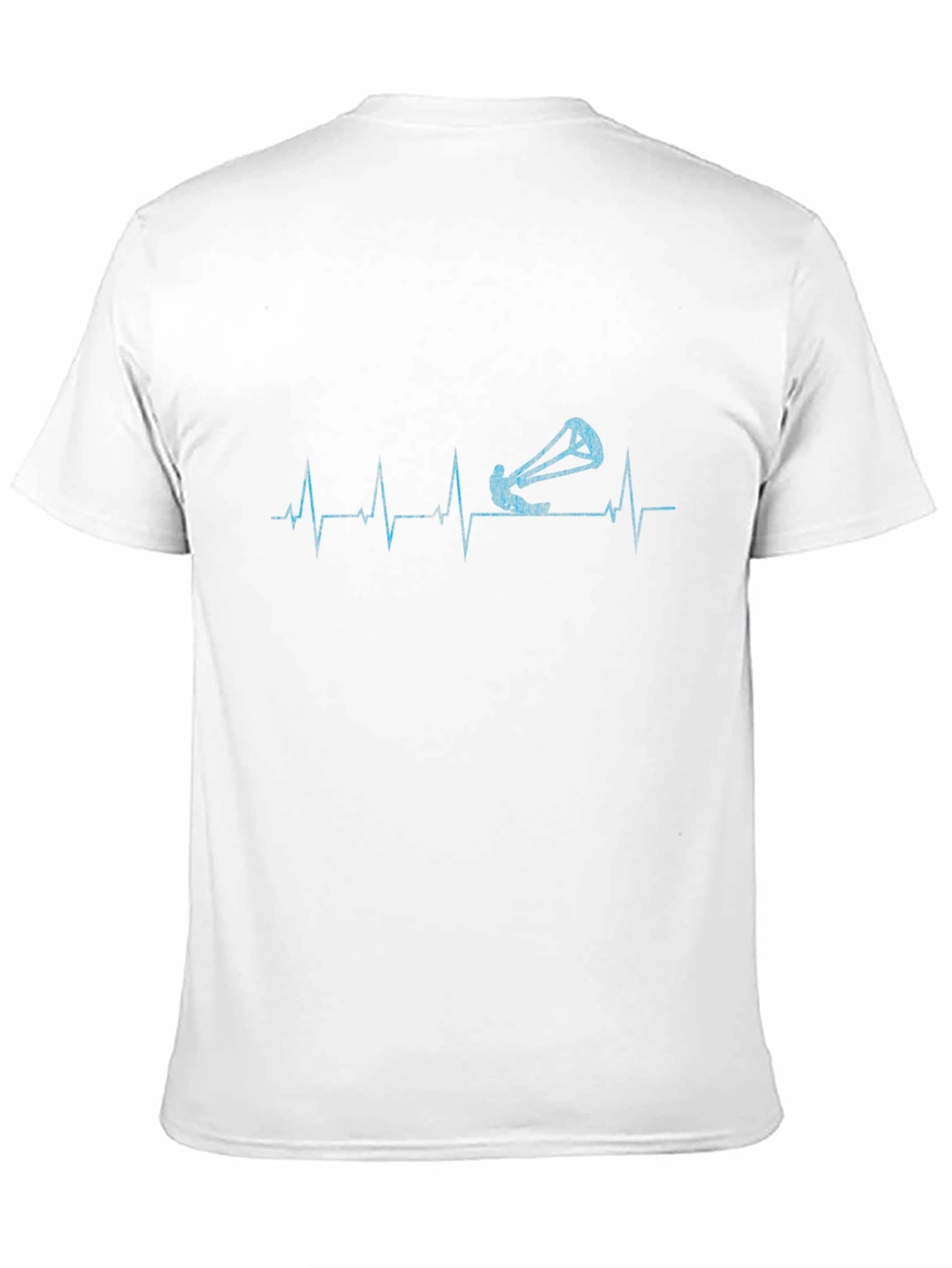 Kitesurfing Heartbeat T-Shirt - Black