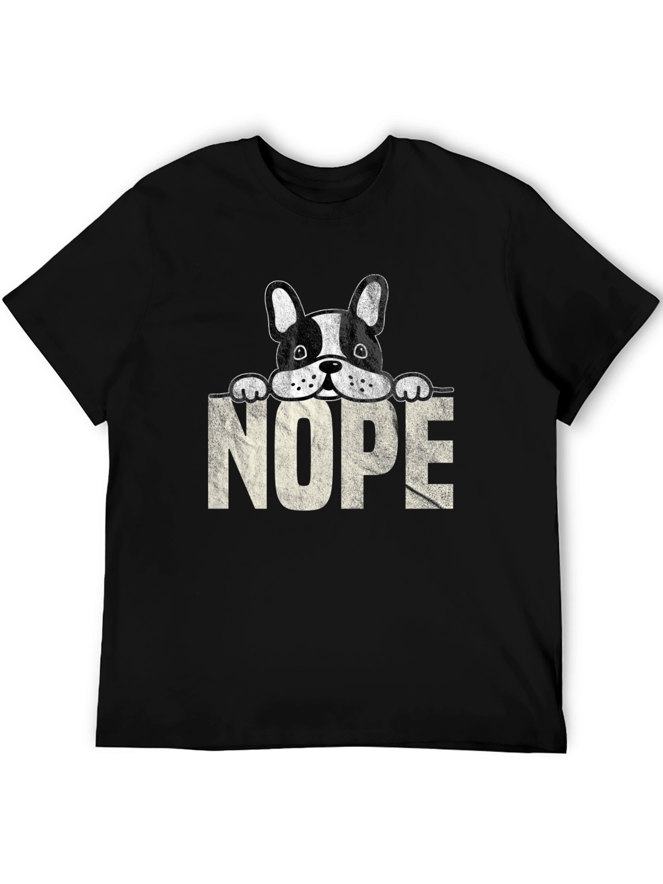 Nope Dog T-Shirt - Funny Graphic Tee