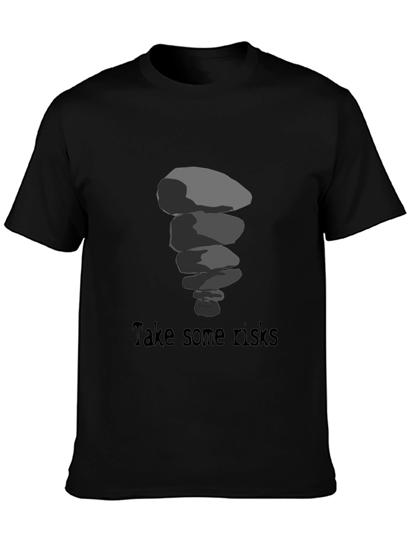 Risk Taker T-Shirt - Stacked Stone Design