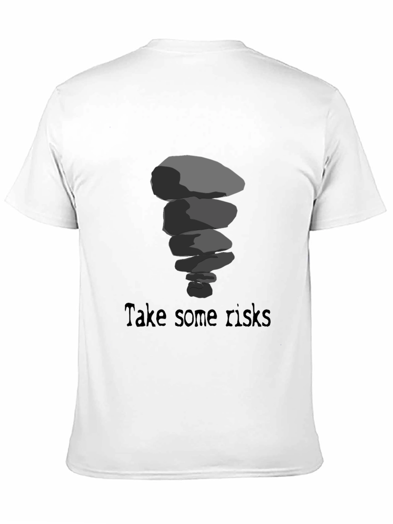 Risk Taker T-Shirt - Stacked Stone Design