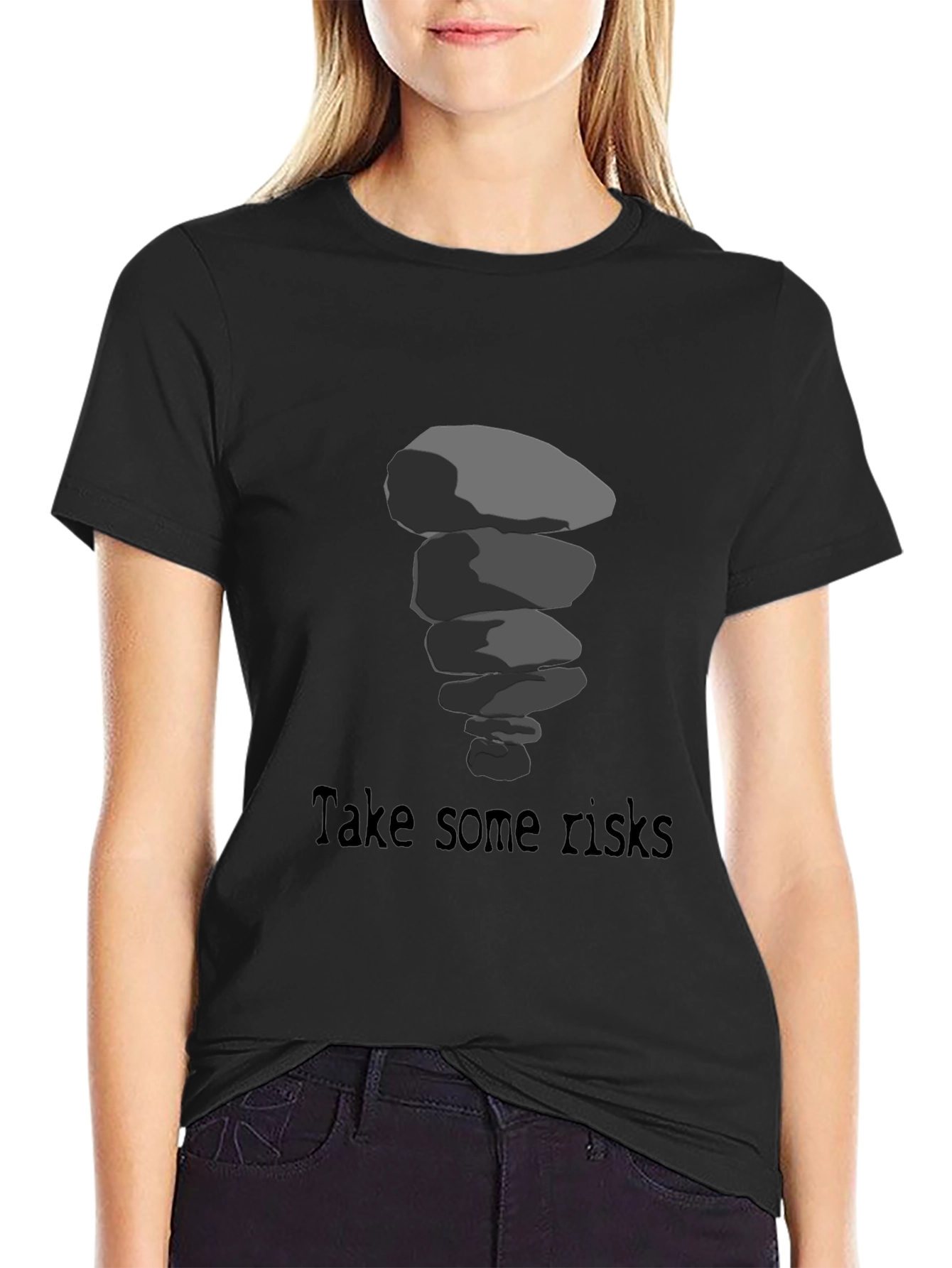 Risk Taker T-Shirt - Stacked Stone Design