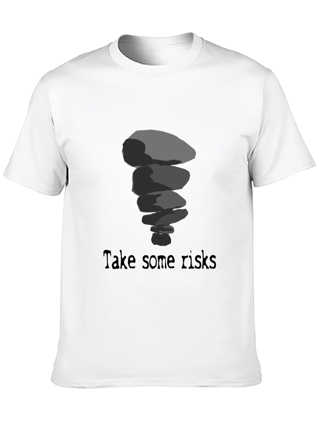 Risk Taker T-Shirt - Stacked Stone Design