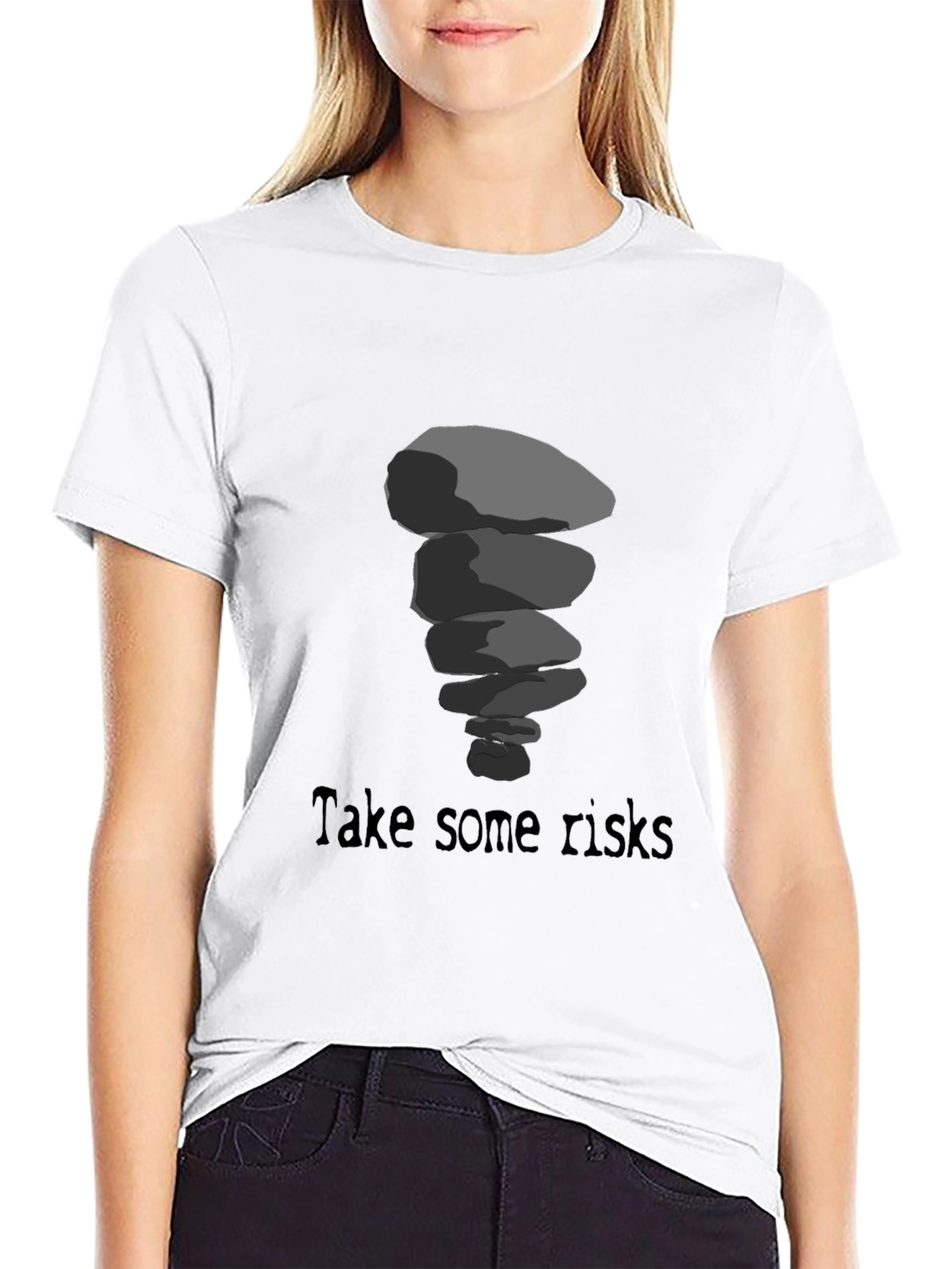Risk Taker T-Shirt - Stacked Stone Design