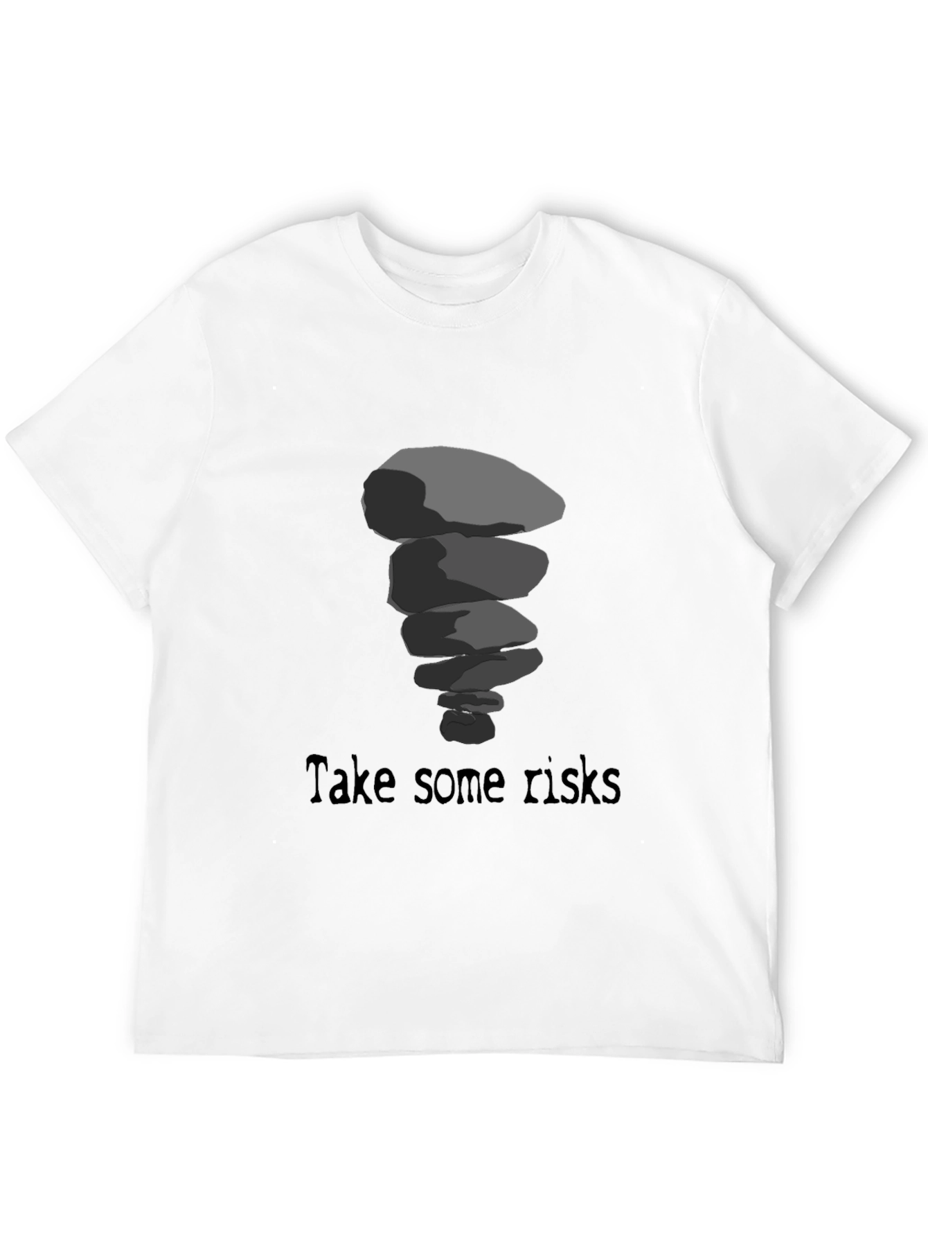 Risk Taker T-Shirt - Stacked Stone Design