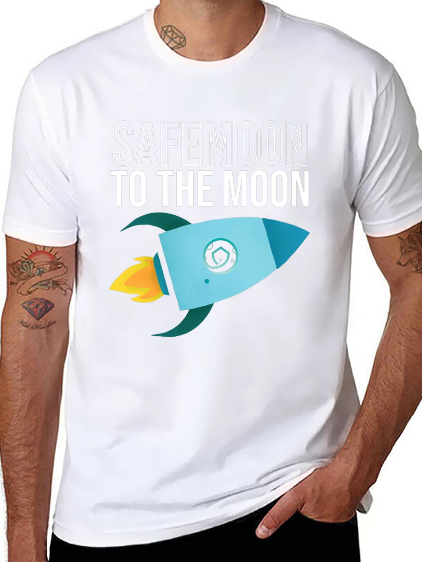Safemoon To The Moon Graphic Tee