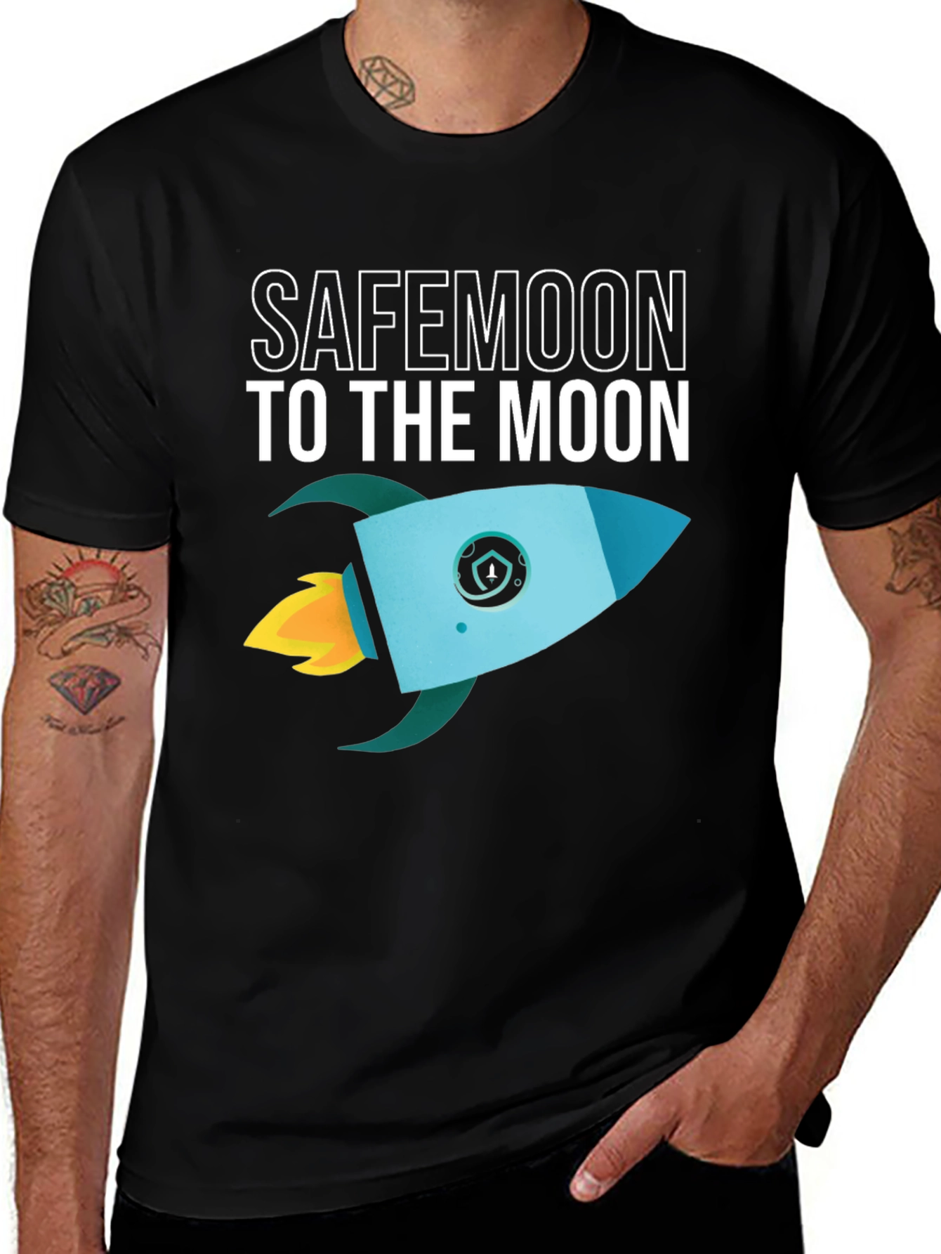 Safemoon To The Moon Graphic Tee