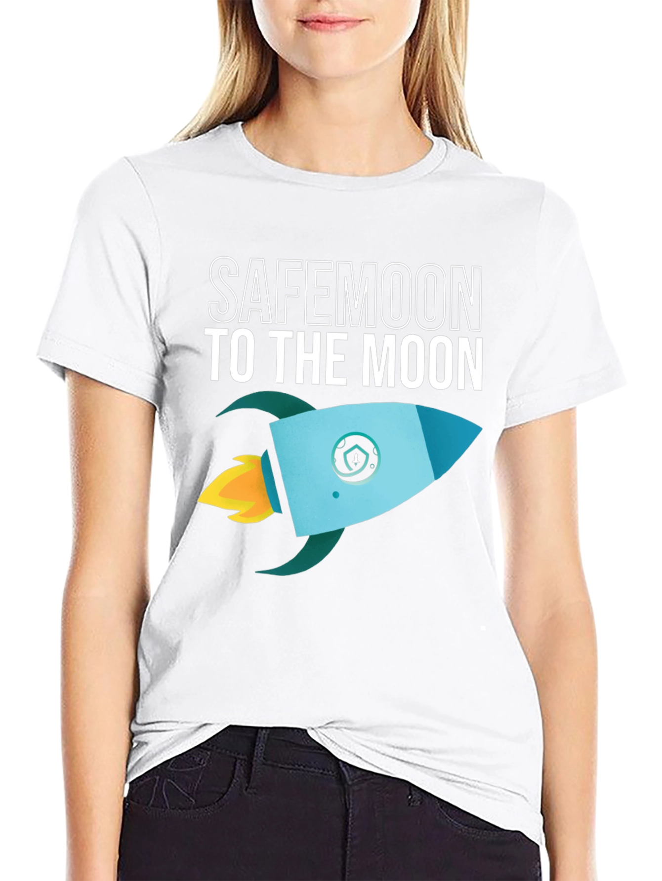 Safemoon To The Moon Graphic Tee