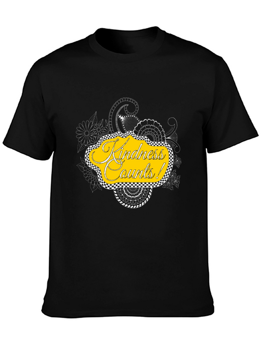 Kindness Counts Graphic Tee - Black
