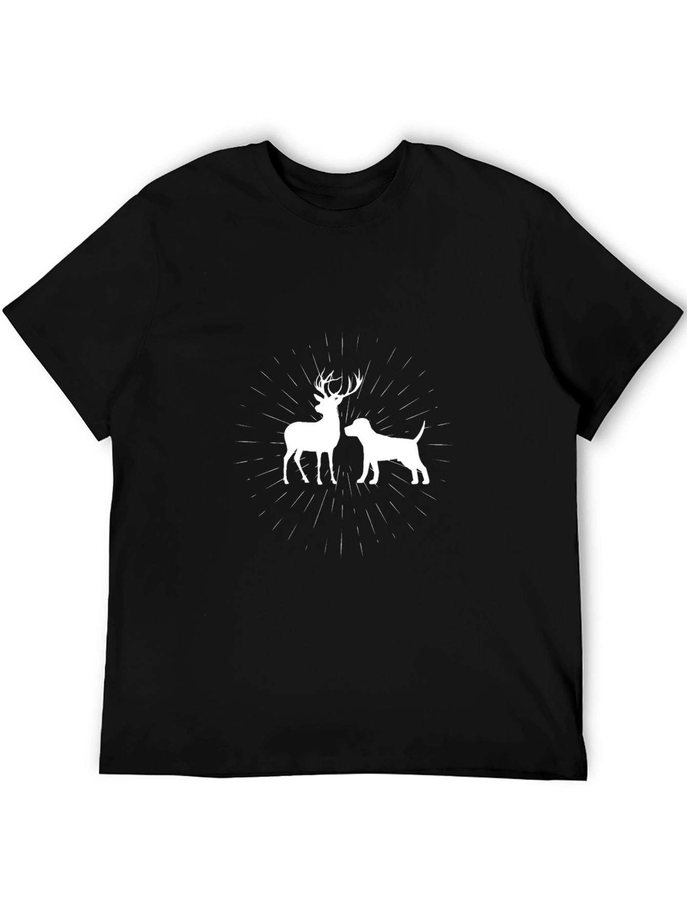 Deer and Dog Graphic Tee