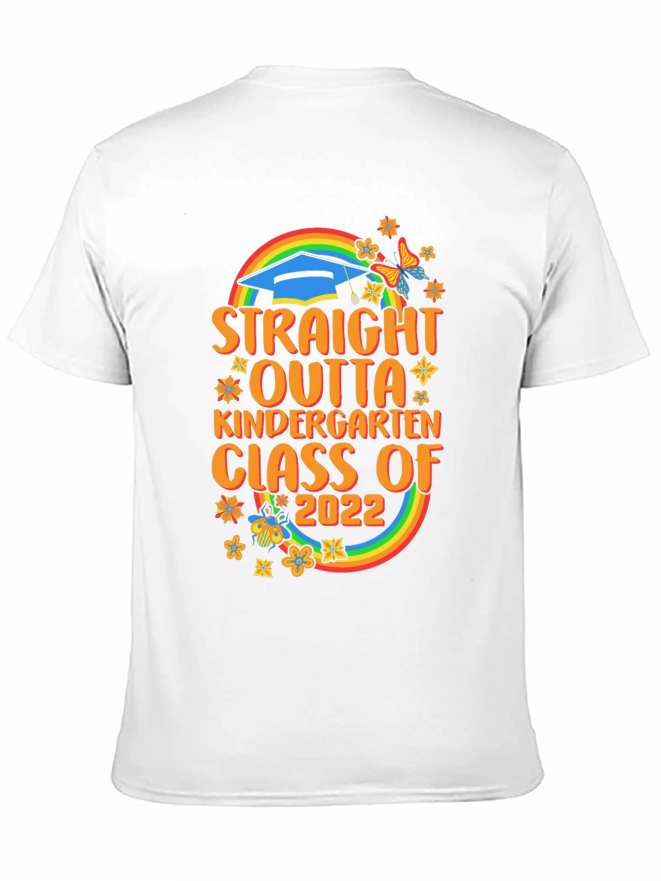Straight Outta Kindergarten Class of 2022 Graduation T-Shirt