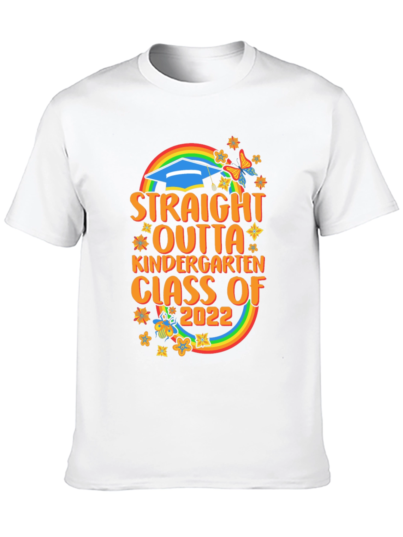 Straight Outta Kindergarten Class of 2022 Graduation T-Shirt